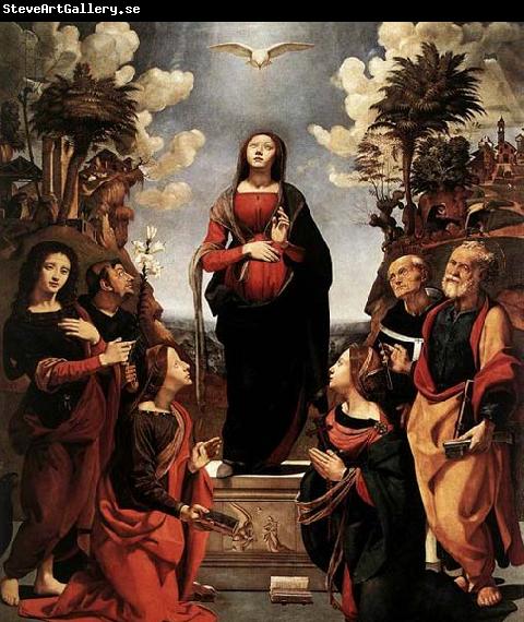 Piero di Cosimo Immaculate Conception with Saints